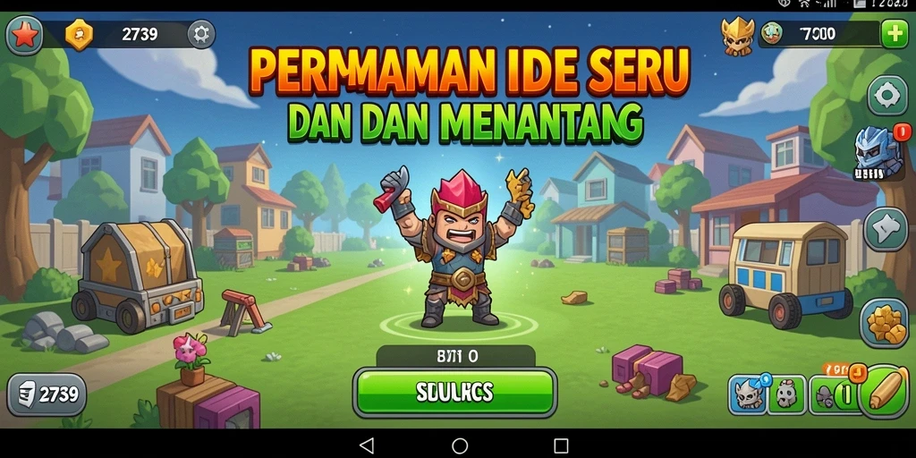 Screenshot utama 2739 menunjukkan gameplay menarik dan mekanika Idle yang adiktif.
