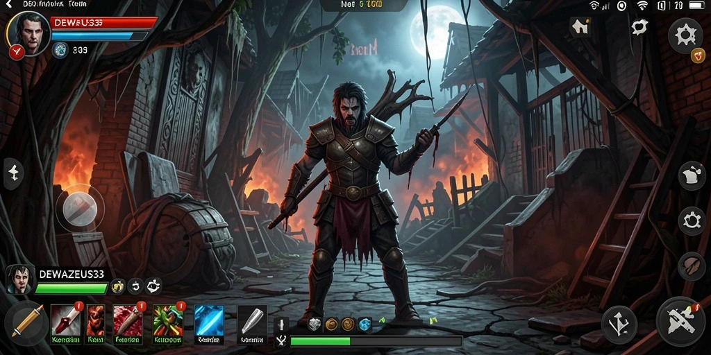 Screenshot gameplay DEWAZEUS33 yang mencekam dan menakutkan.