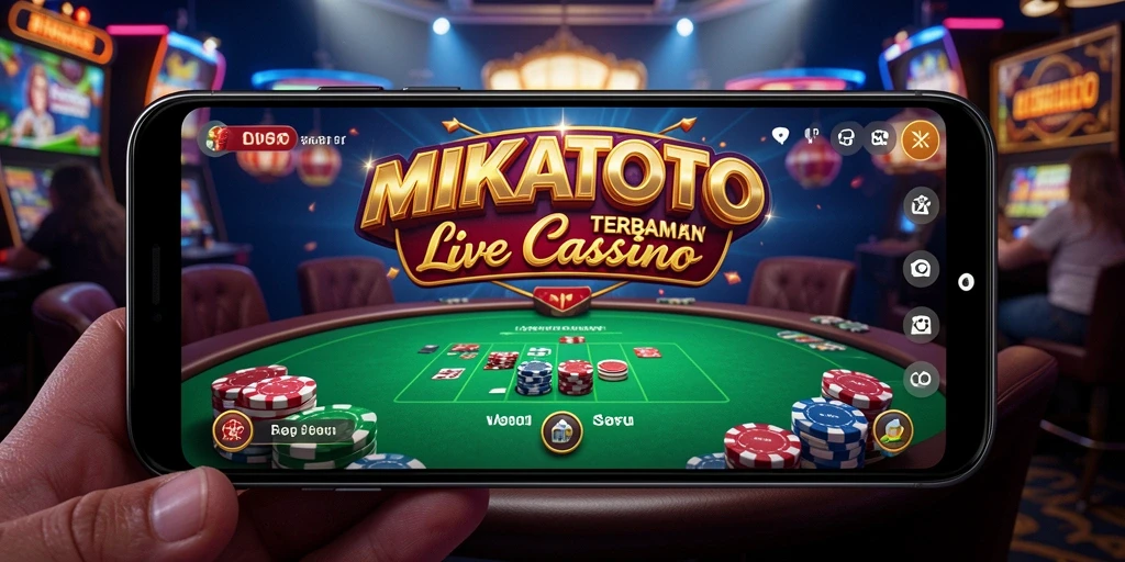 Tampilan menarik gameplay Live Casino di MIKATOTO.